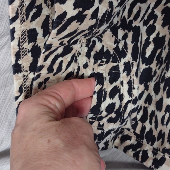 Leopard 98% Cotton Jeggings denim leggings boho - Picture 8 of 9